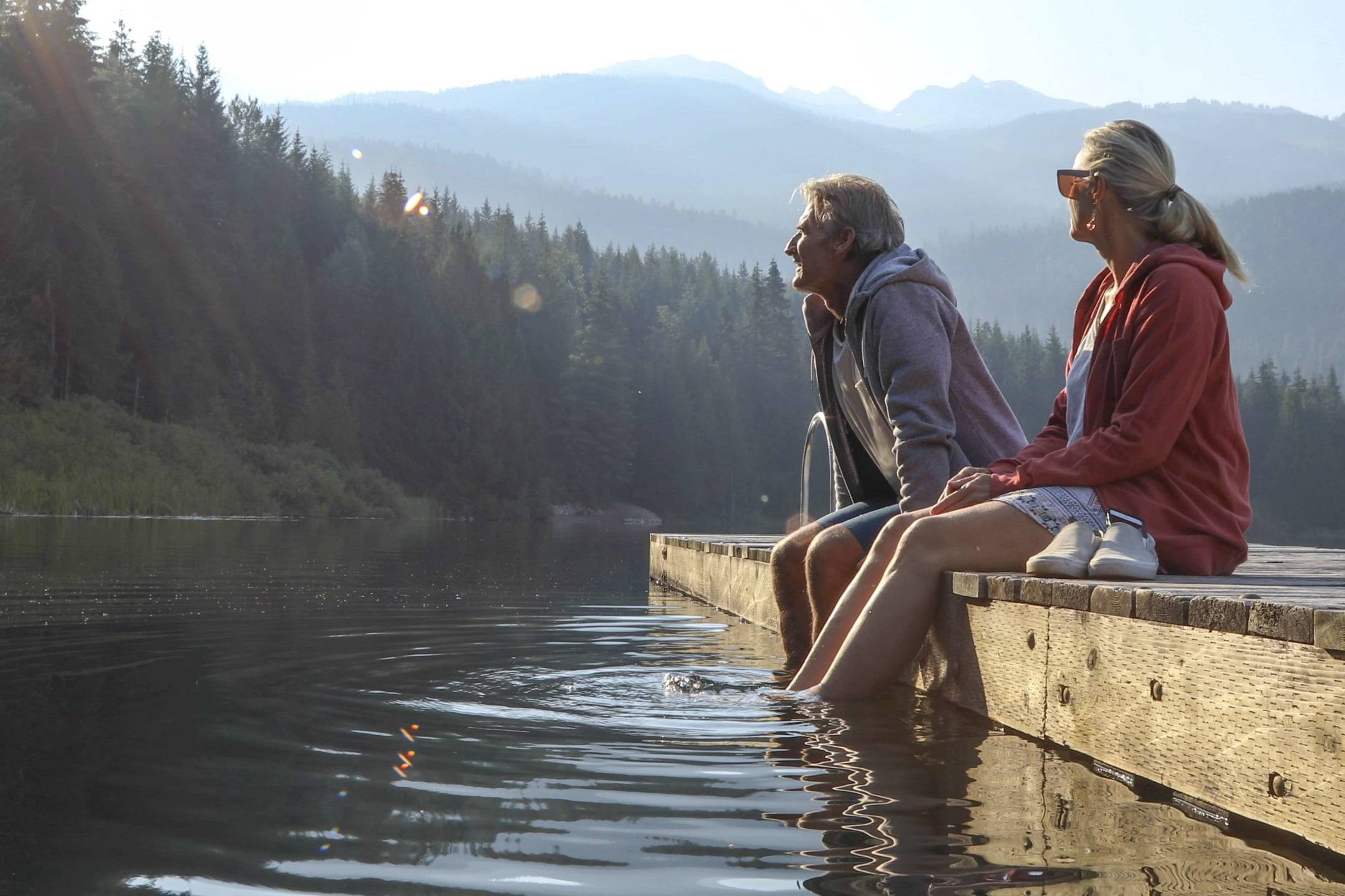 Older couple enjoying retirement thanks to pension and sound retirement plan