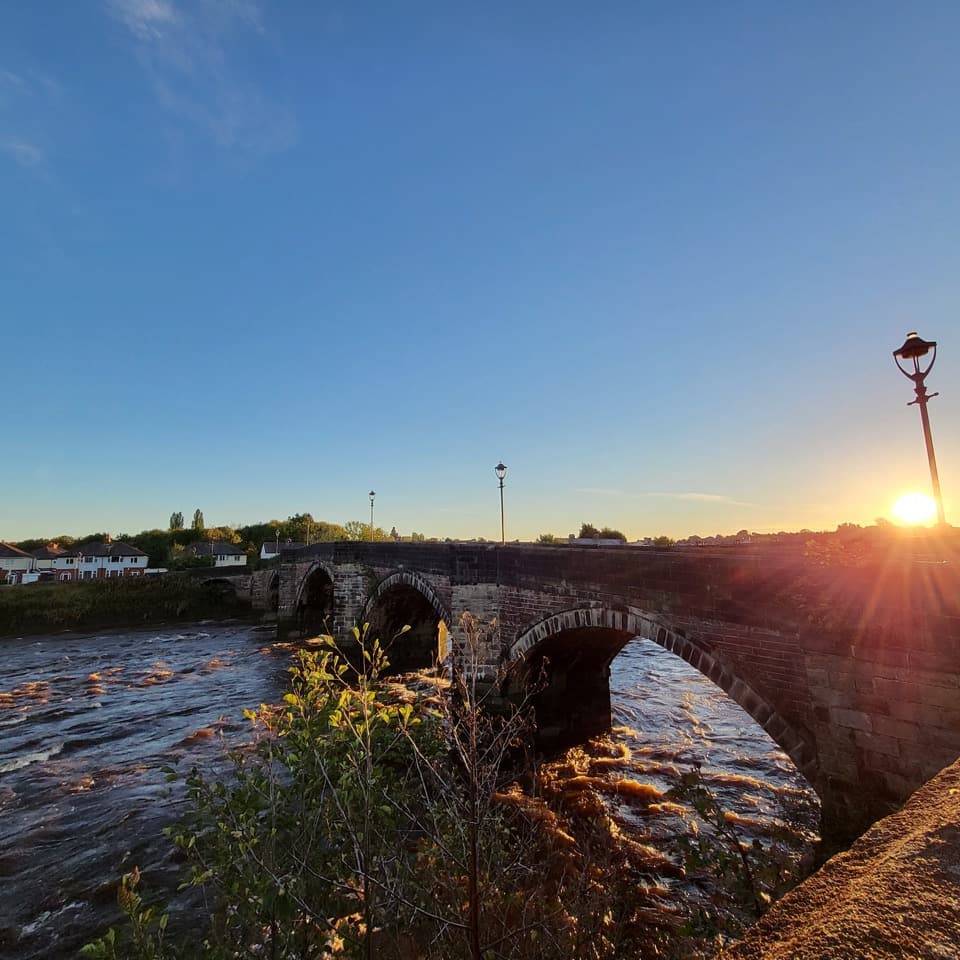 Old Penwortham Bridge in Preston