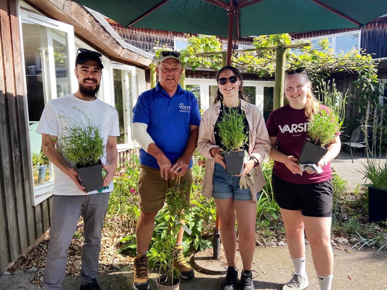 Shipman volunteer with FORCE The Amber River Foundation