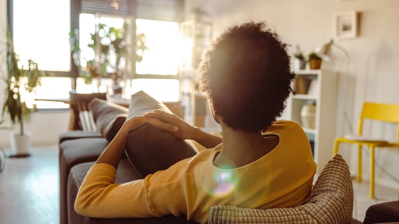 Relaxing woman