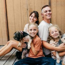 30 year old couple with young children