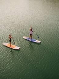 Paddle boarding