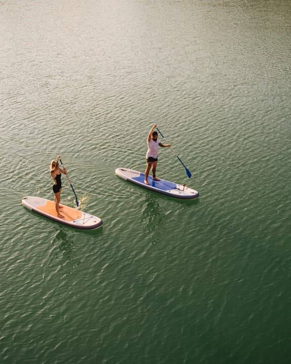 Paddle boarding