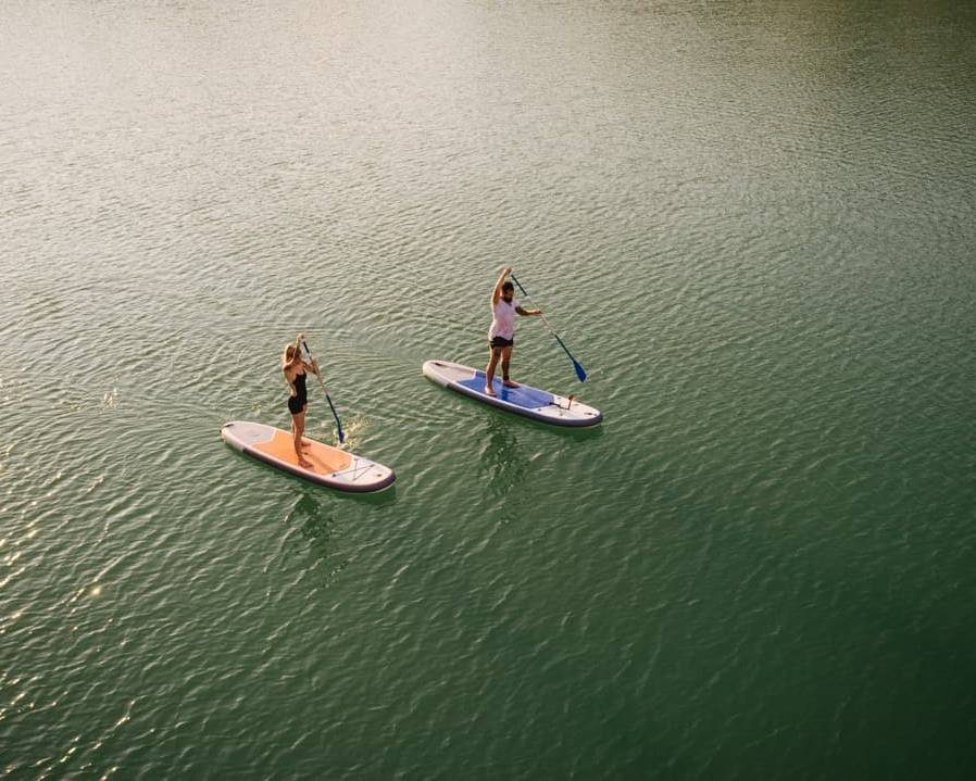 Paddle boarding