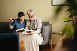 Elderly gentleman in nursing home