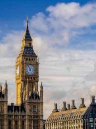 Big Ben and the Houses of Parliament in Westminster, London, representing the UK government Spring Statement and fiscal policy announcements