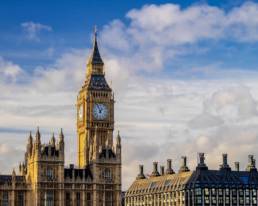 Big Ben and the Houses of Parliament in Westminster, London, representing the UK government Spring Statement and fiscal policy announcements